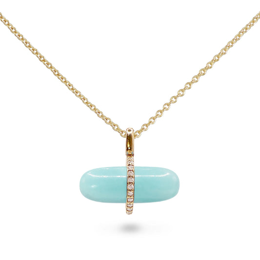 DIAMANTA AMAZONITE NECKLACE