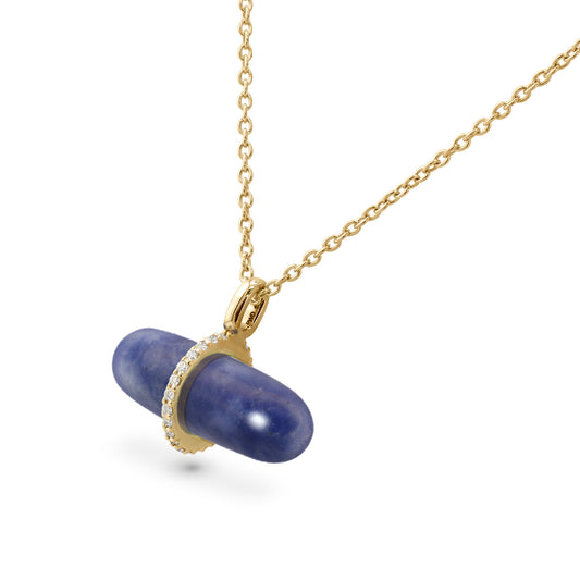 DIAMANTA BLUE AVENTURINE NECKLACE