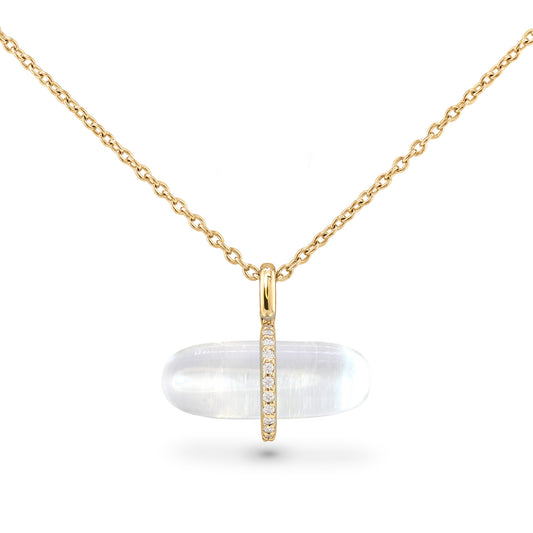 DIAMANTA CRYSTAL QUARTZ NECKLACE