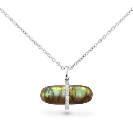 DIAMANTA LABRADORITE NECKLACE