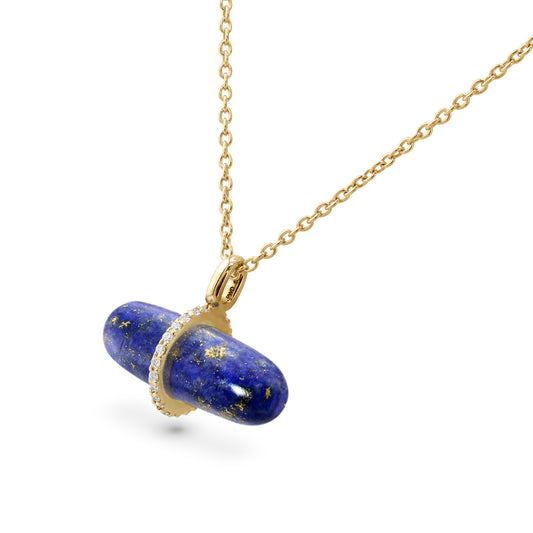 DIAMANTA LAPIS LAZULI NECKLACE