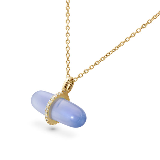 DIAMANTA SKY AGATE NECKLACE