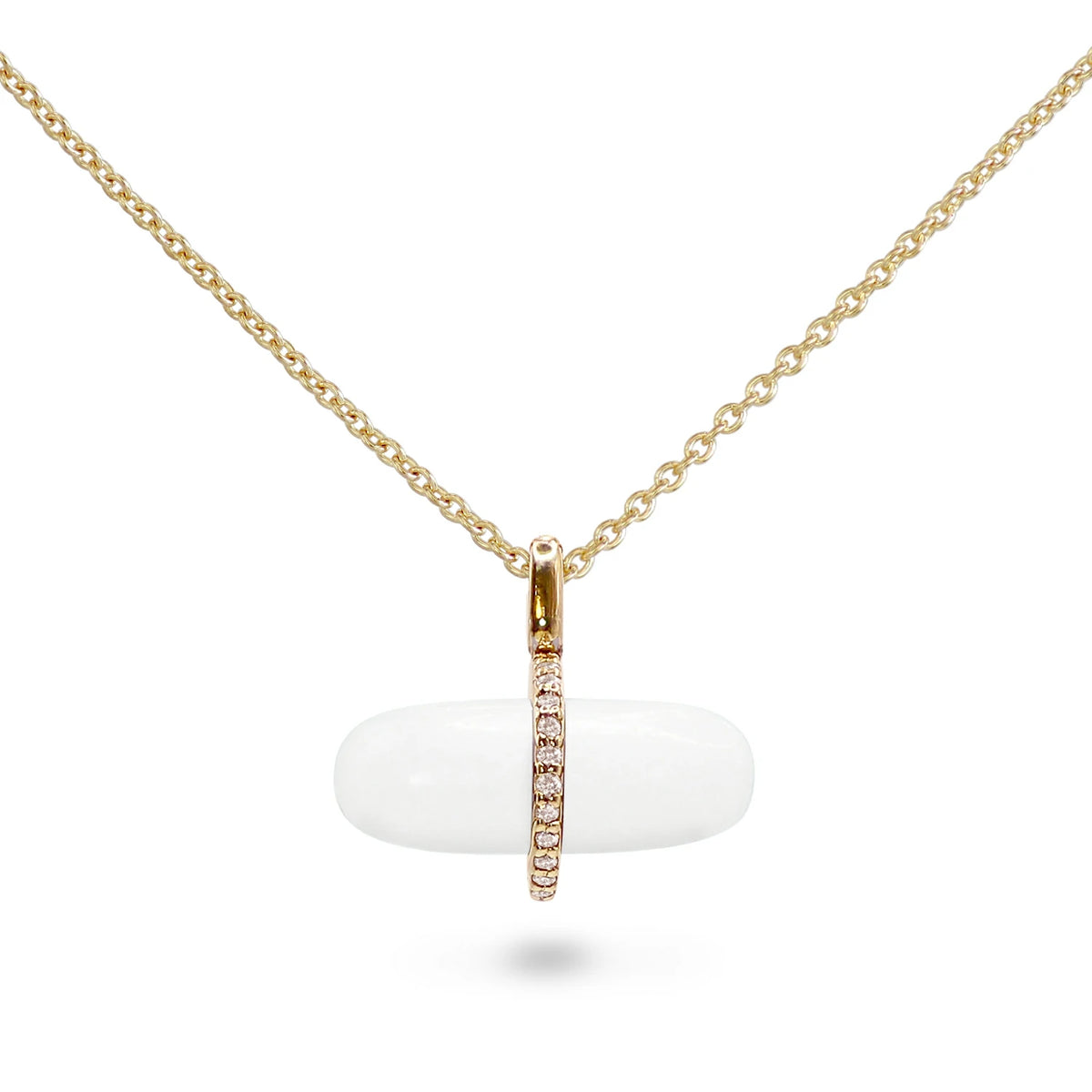 DIAMANTA SNOW QUARTZ NECKLACE