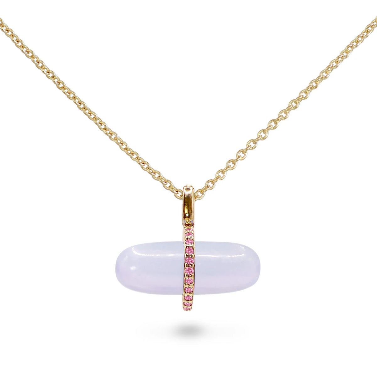 GEMMA BLUE LACE AGATE NECKLACE