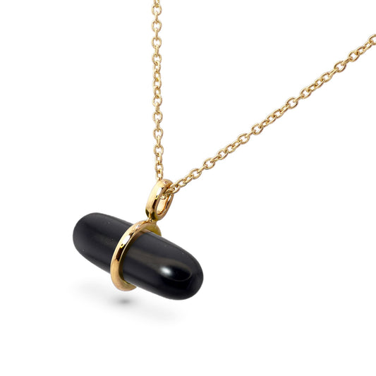 AURUM BLACK ONYX NECKLACE