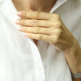 AURUM ROSE QUARTZ NECKLACE