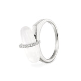 DIAMANTA MOONSTONE GOLD RING WITH DIAMONDS