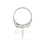 DIAMANTA MOONSTONE GOLD RING WITH DIAMONDS