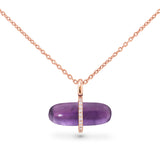 DIAMANTA AMETHYST NECKLACE