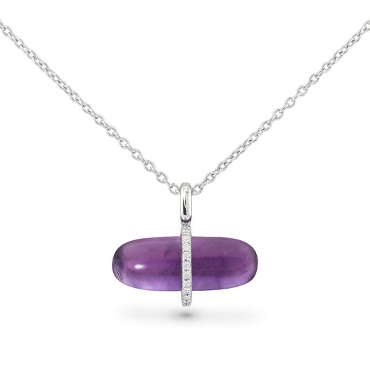 DIAMANTA AMETHYST NECKLACE