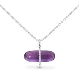 DIAMANTA AMETHYST NECKLACE