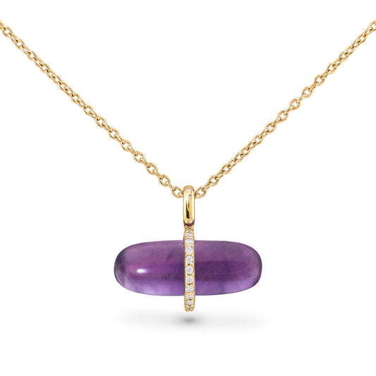 DIAMANTA AMETHYST NECKLACE
