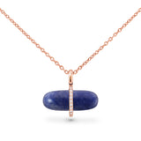 DIAMANTA BLUE AVENTURINE NECKLACE