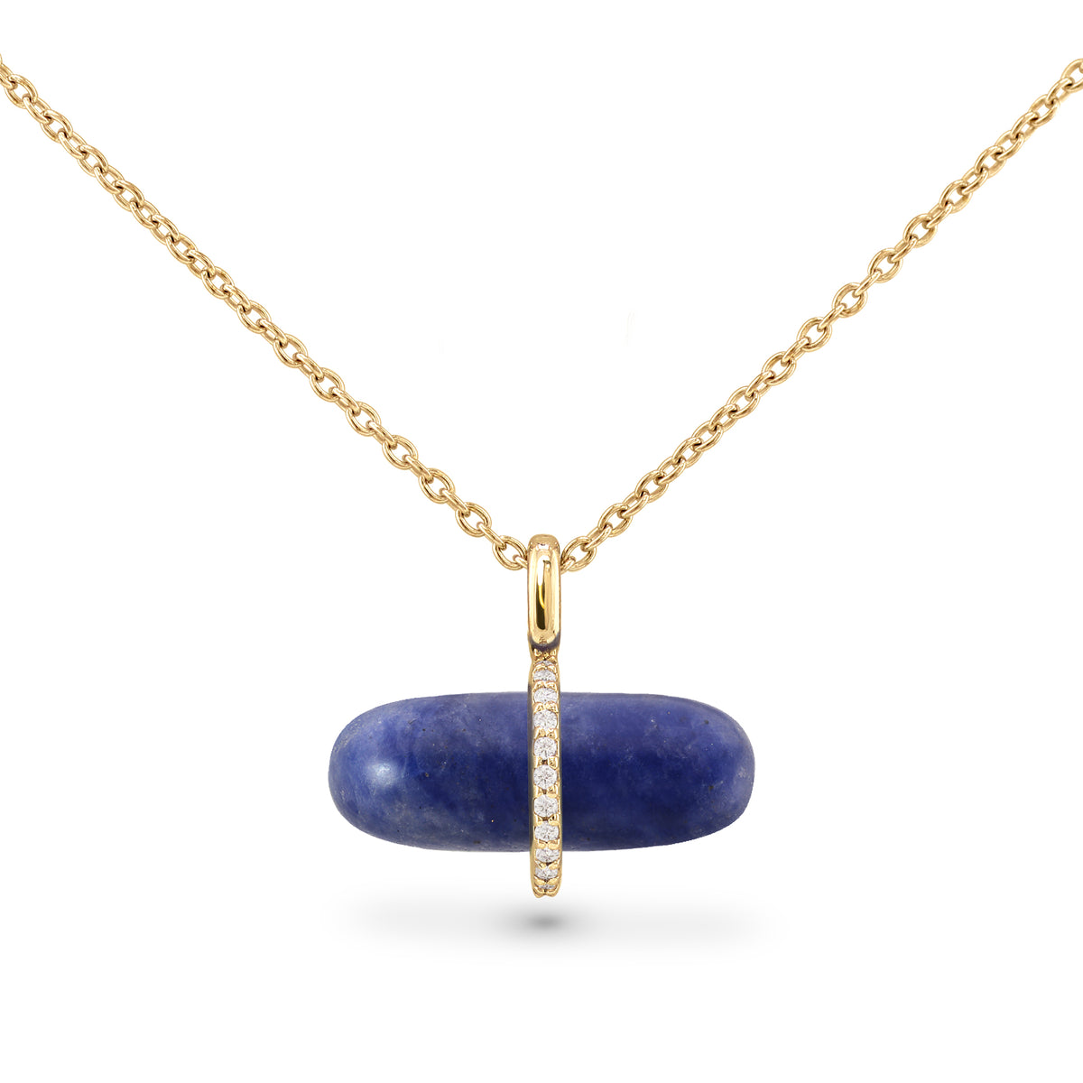 DIAMANTA BLUE AVENTURINE NECKLACE