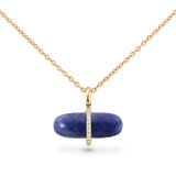 DIAMANTA BLUE AVENTURINE NECKLACE