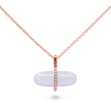 DIAMANTA BLUE LACE AGATE NECKLACE