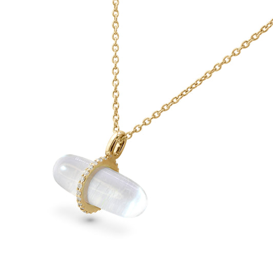 DIAMANTA CRYSTAL QUARTZ NECKLACE