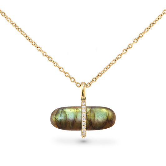 DIAMANTA LABRADORITE NECKLACE