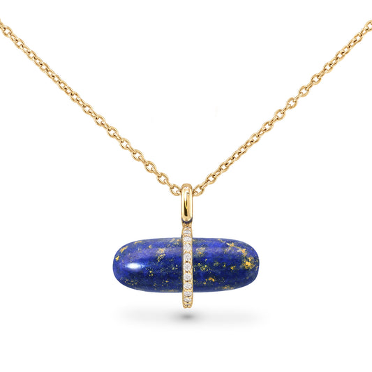 DIAMANTA LAPIS LAZULI NECKLACE