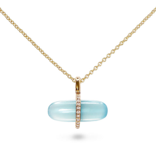 DIAMANTA SKY AGATE NECKLACE