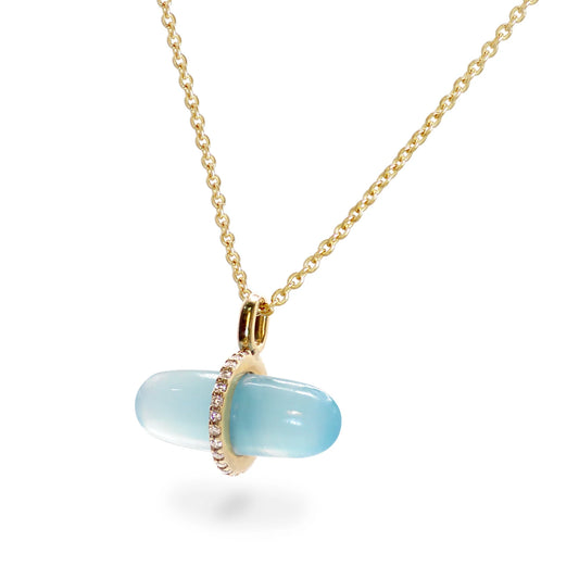DIAMANTA SKY AGATE NECKLACE