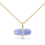 DIAMANTA SKY AGATE NECKLACE