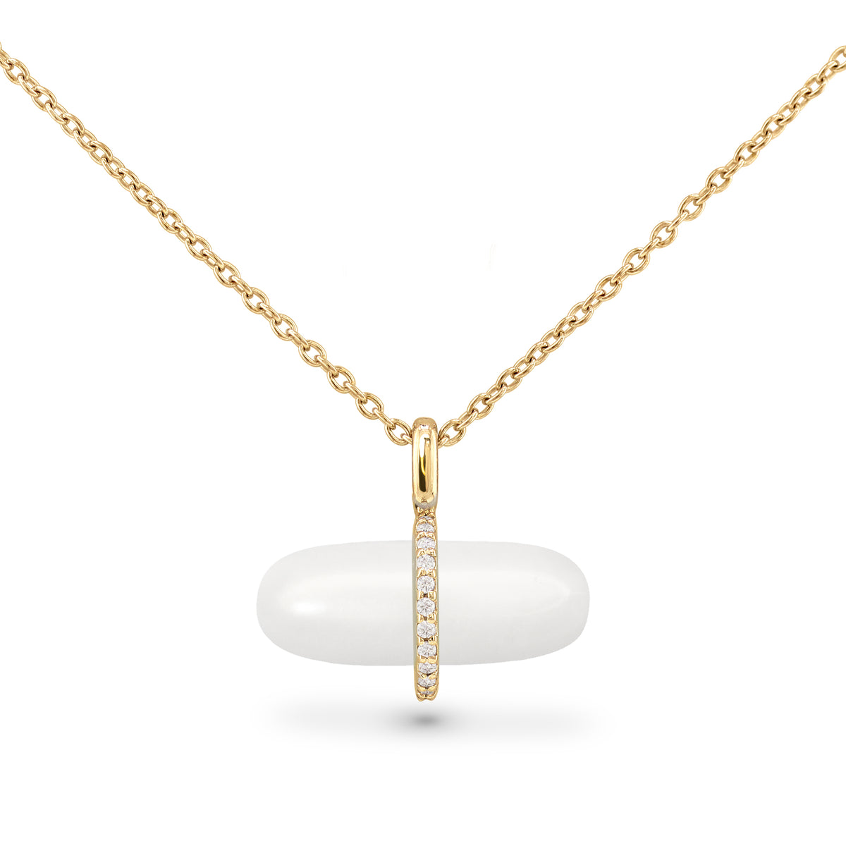 DIAMANTA SNOW QUARTZ NECKLACE