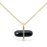 GEMMA BLACK ONYX NECKLACE