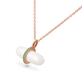GEMMA SNOW QUARTZ NECKLACE