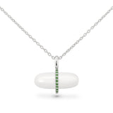 GEMMA SNOW QUARTZ NECKLACE