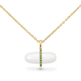 GEMMA SNOW QUARTZ NECKLACE