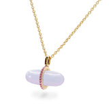 GEMMA BLUE LACE AGATE NECKLACE