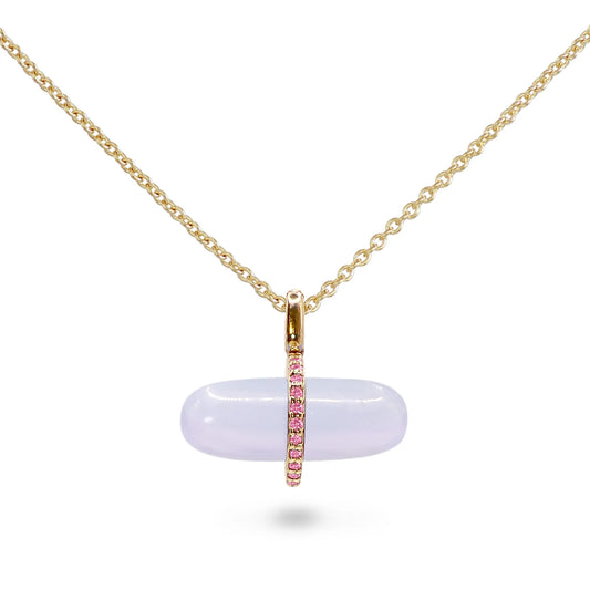 GEMMA BLUE LACE AGATE NECKLACE