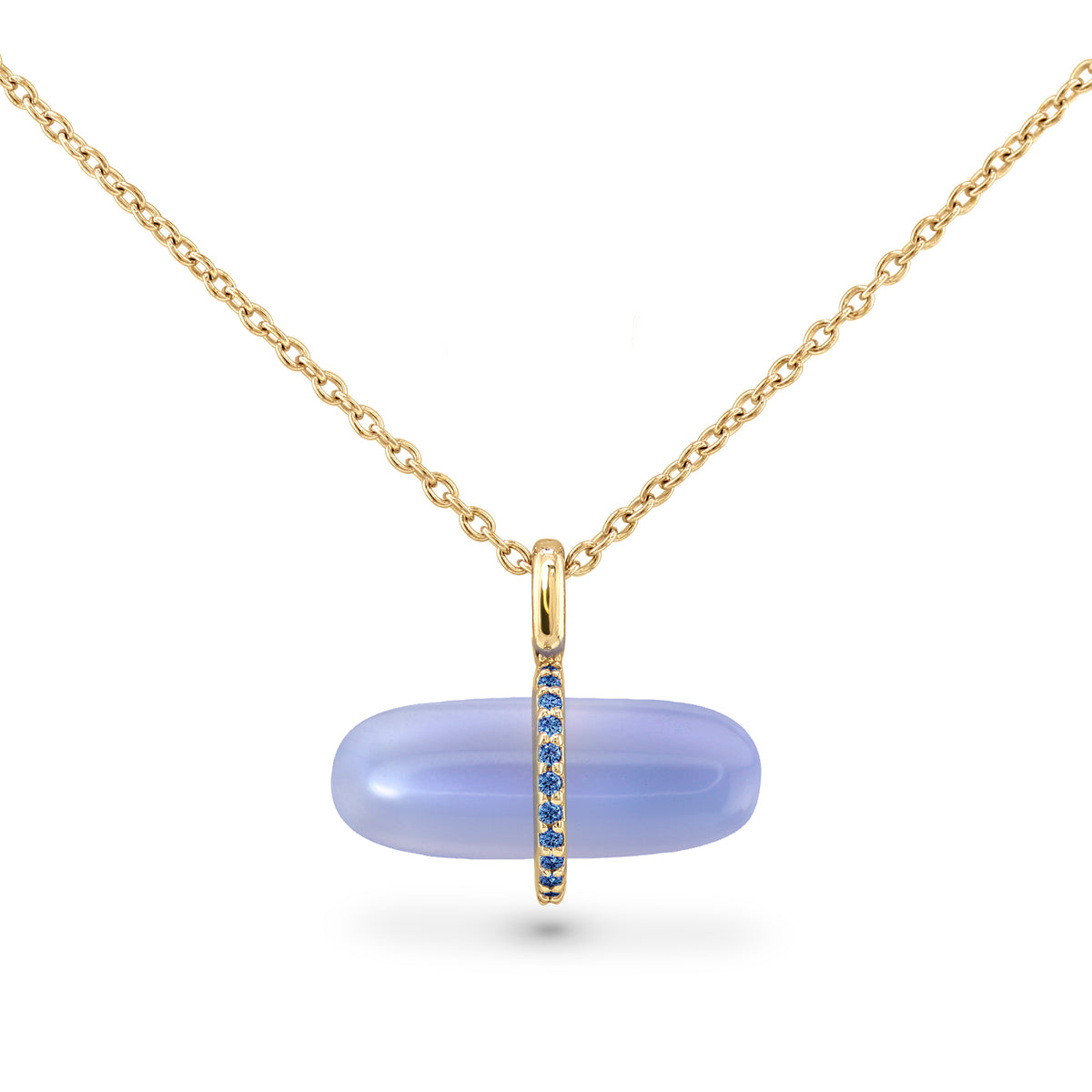 GEMMA SKY AGATE NECKLACE