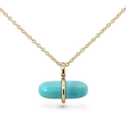AURUM AMAZONITE NECKLACE