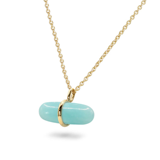 AURUM AMAZONITE NECKLACE