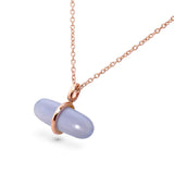 AURUM BLUE LACE AGATE NECKLACE