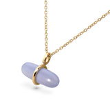 AURUM BLUE LACE AGATE NECKLACE