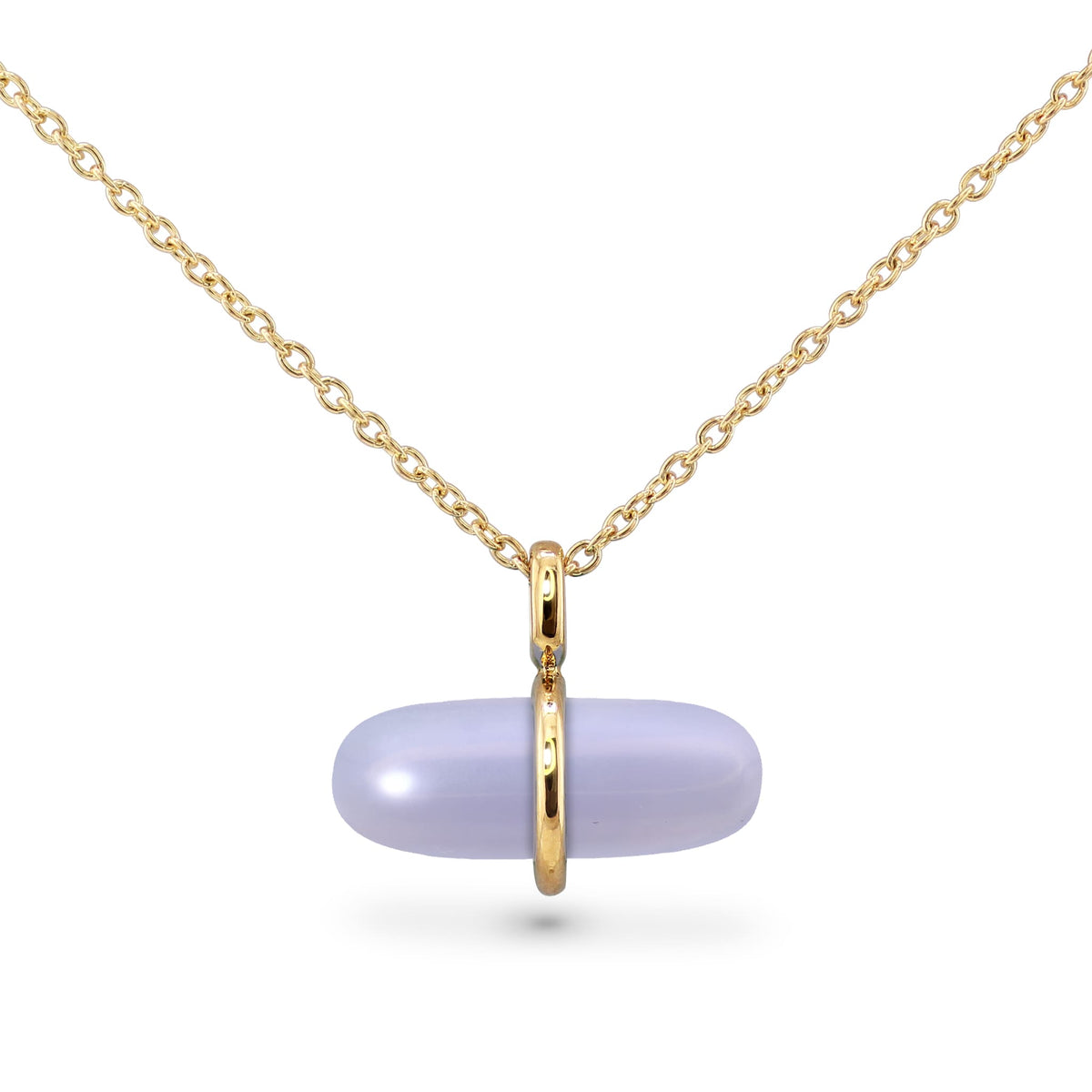 AURUM BLUE LACE AGATE NECKLACE