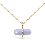 AURUM BLUE LACE AGATE NECKLACE
