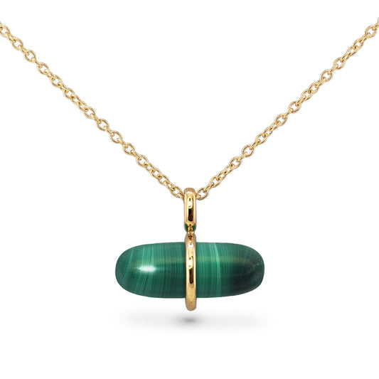 AURUM MALACHITE NECKLACE
