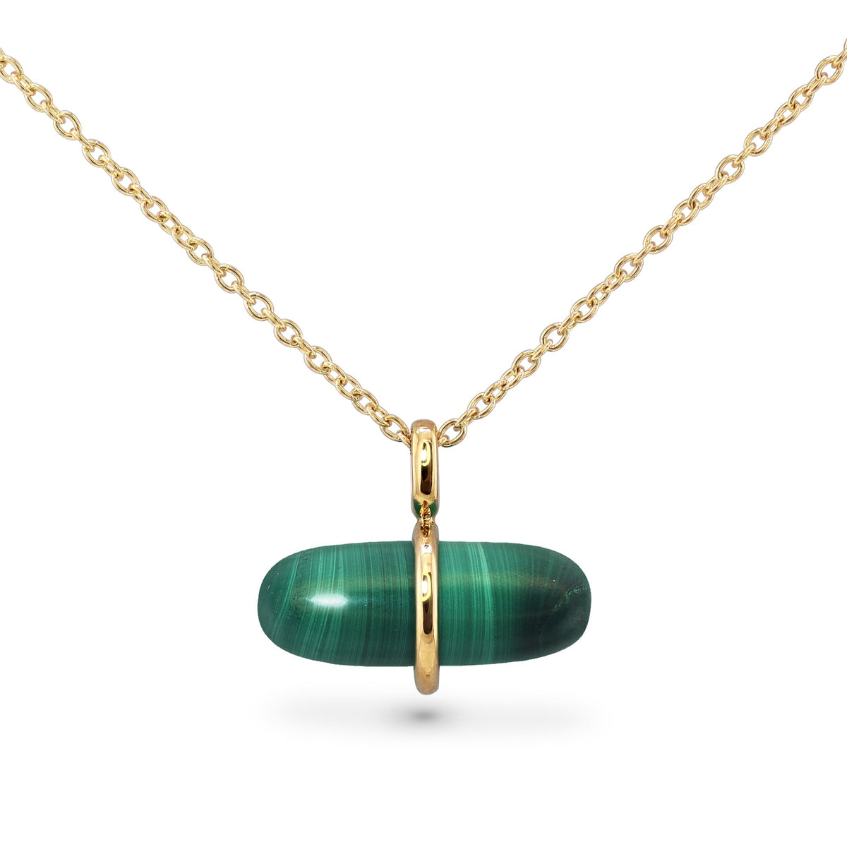 AURUM MALACHITE NECKLACE