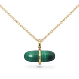 AURUM MALACHITE NECKLACE