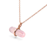 AURUM ROSE QUARTZ NECKLACE