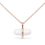 AURUM SNOW QUARTZ NECKLACE