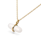 AURUM SNOW QUARTZ NECKLACE