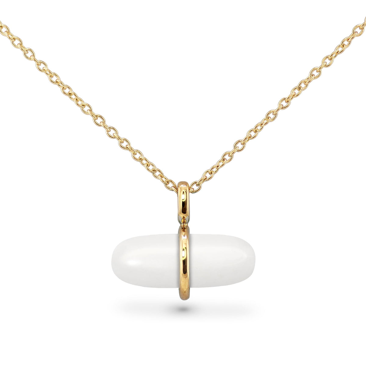 AURUM SNOW QUARTZ NECKLACE