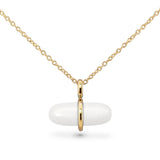 AURUM SNOW QUARTZ NECKLACE