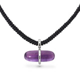 AURUM AMETHYST MACRAMÉ NECKLACE