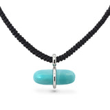 AURUM AMAZONITE MACRAMÉ NECKLACE